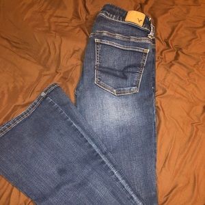American eagle boho Artist jeans